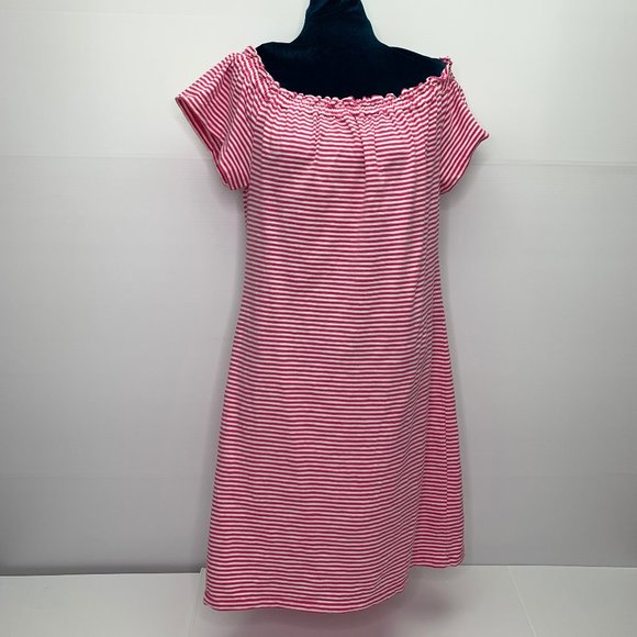 Vineyard Vines Dresses & Skirts - Vineyard Vines Dress Off Shoulder Slub Knit Pink
